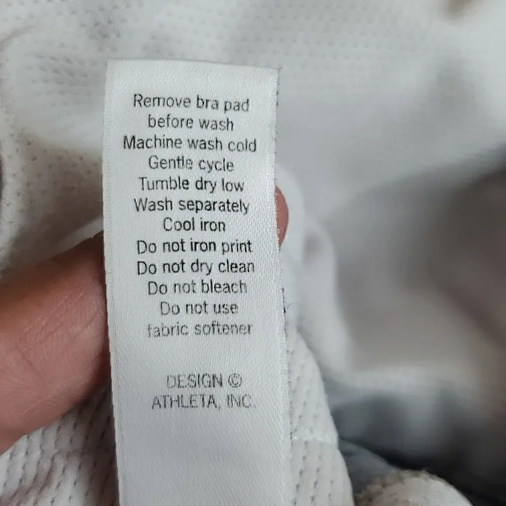 Athleta Stripe Sports Bra Size XS